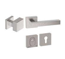 Voordeurset vierkant met Quadro Exc. Inox