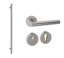 Voordeurset rond met Frankfurt 1900 Inox
