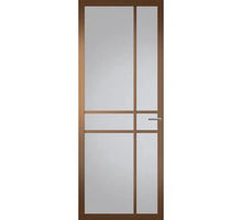 Svedex Binnendeur met glas NDB905 brons 93 x 2315 stomp links