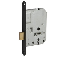 Nemef kastslot 1256/3 met zwarte voorplaat