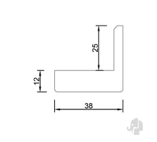 Austria Architraaf XL Set | RenoV8 Blanco | Wanddikte max 120  mm