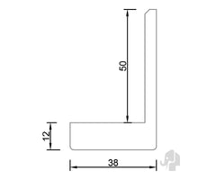 Austria Architraaf XXL Set | RenoV8 Blanco | Wanddikte max 145mm