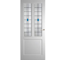 Weekamp binnendeur WK6552-A1 facet - Glas-in-lood 3