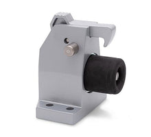 Deurvastzetters met stootrubber, vloermodel type Robusto zilver grijs