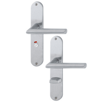 Hoppe Amsterdam binnendeur beslag langschild voor toilet- en badkamer