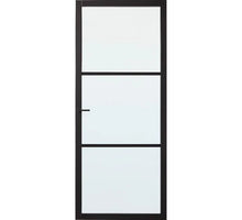 Cando industriële binnendeur Scampton 83x201,5 opdek links - Met blank glas