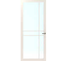 CanDo Binnendeur Cover Glass Bc05 - Afgelakt Crystal White RAL9010 - Blank glas