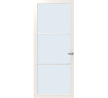 CanDo Binnendeur Cover Glass Ec01 - Afgelakt Chalk White RAL9016 - Blank glas