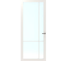 CanDo Binnendeur Cover Glass Ec04 - Afgelakt Chalk White RAL9016 - Blank glas