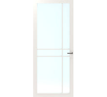 CanDo Binnendeur Cover Glass Ec05 - Afgelakt Chalk White RAL9016 - Blank glas