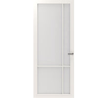 CanDo Binnendeur Cover Glass Ed04 - Afgelakt Chalk White RAL9016 - Satijn glas