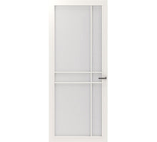 CanDo Binnendeur Cover Glass Ed05 - Afgelakt Chalk White RAL9016 - Satijn glas