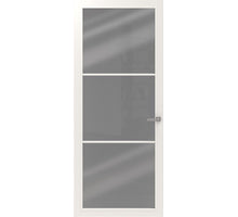 CanDo Binnendeur Cover Glass Ee01 - Afgelakt Chalk White RAL9016 - Rookglas