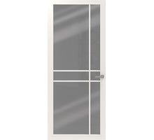 CanDo Binnendeur Cover Glass Ee05 - Afgelakt Chalk White RAL9016 - Rookglas
