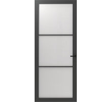 CanDo Binnendeur Cover Glass Fd01 - Afgelakt Iron Grey RAL7043 - Satijn glas