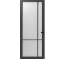 CanDo Binnendeur Cover Glass Fd04 - Afgelakt Iron Grey RAL7043 - Satijn glas