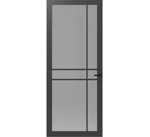 CanDo Binnendeur Cover Glass Fe05 - Afgelakt Iron Grey RAL7043 - Rookglas