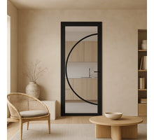 CanDo Binnendeur Elegant Flow gegrond ELG2-1E03 met rookglas