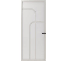 CanDo Binnendeur Elegant Flow Wit  gegrond ELG2-2D05 met satijn glas