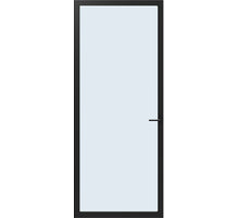 Cando Binnendeur Met Glas - Elegant Original ELG1-AC01 - Blank glas - RAL9011 Afgelakt