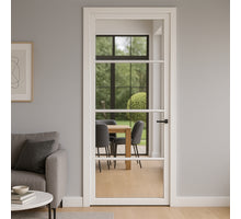 CanDo Binnendeur Cover Glass Bc03 - Afgelakt Crystal White RAL9010 - Blank glas