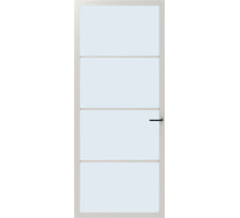 CanDo Binnendeur Cover Glass Bc03 - Afgelakt Crystal White RAL9010 - Blank glas