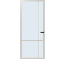CanDo Binnendeur Cover Glass Bc04 - Afgelakt Crystal White RAL9010 - Blank glas
