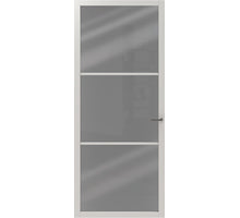 Cando binnendeur Elegant Original ELG1-2E02 - Rook Glas - Wit gegrond