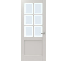 CanDo Binnendeur Panel Classic gegrond PNL1-2B01 met blank facet glas