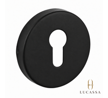 Lucassa cilinderrozet Linea Rondo - Mat Zwart