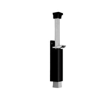 Deurvastzetters met voetstift 'Heavy duty', luxe zwart 90 mm