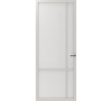 Cando binnendeur Elegant Original ELG1-2D04 - Mat Glas - Wit gegrond