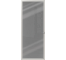 Cando binnendeur Elegant Original ELG1-2E01 - Rook Glas - Wit gegrond