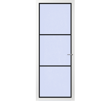Svedex Binnendeur met glas FM02 | Form glaslat Zwart