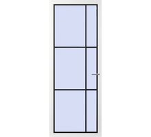 Svedex Binnendeur met glas FM04 | Form glaslat Zwart