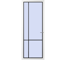 Svedex Binnendeur met glas FM05 | Form glaslat Zwart
