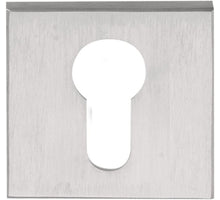 Cilinderrozet Square LSQBY50 mat rvs