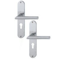 Hoppe Amsterdam binnendeur beslag langschild met cilindergat PC 55