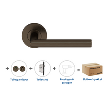 Skantrae Sluitwerkpakket 2214 Orbit 19 regular Toilet Brons