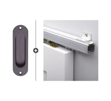 Skantrae SlimSerie-pakket schuifsysteem Hang- en sluitwerkpakket 524 Zwart