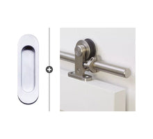 Skantrae Slimserie-Pakket schuifsysteem Hang- en sluitwerkpakket 527 MAT CHROOM