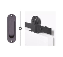 Skantrae Slimserie-Pakket schuifsysteem Hang- en sluitwerkpakket 536 Zwart