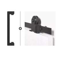 Skantrae Slimserie-Pakket schuifsysteem Hang- en sluitwerkpakket 550 zwart
