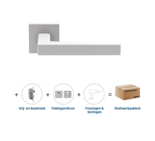 Skantrae Sluitwerkpakket 2058 Squared toilet WIT