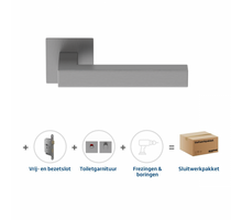 Skantrea Sluitwerkpakket 2074 Squared 20 flat toilet RVS
