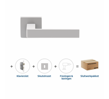 Skantrae Sluitwerkpakket 2081 Quadrate 28 regular sleutel WIT