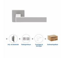Skantrae Sluitwerkpakket 2082 Quadrate 28 regular toilet WIT