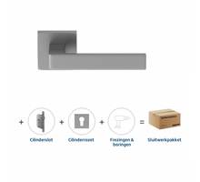Skantrae Sluitwerkpakket 2084 Quadrate 28 regular cilinder RVS
