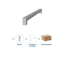 Skantrae Sluitwerkpakket 2107 Squared deurgreep Rolslot RVS