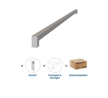 Skantrae Sluitwerkpakket 2115 Squared deurgreep Rolslot RVS